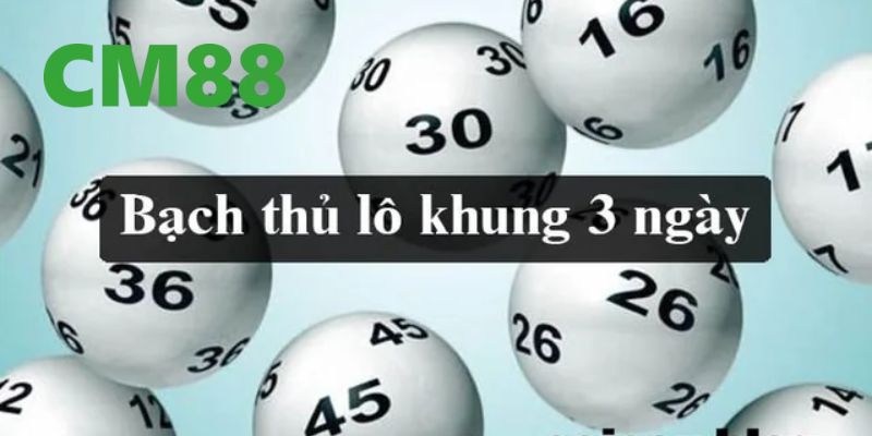 Giới thiệu về bạch thủ lô khung 3 ngày 
